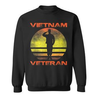 Vietnam Veteran Us Veterans Day Gift For Retired Soldiers Men Women Sweatshirt Graphic Print Unisex - Seseable