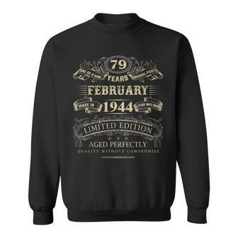 Vintage 1944 Outfit für 79 Jahre alte Frauen & Männer Geburtstags-Sweatshirt - Seseable