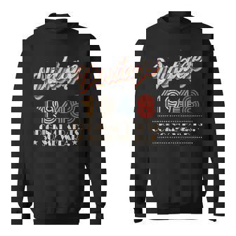 Vintage 1948 Original Parts Year Of Birth Birthday Sweatshirt | Mazezy