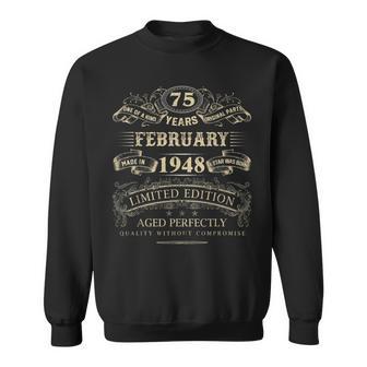 Vintage 1948 Sweatshirt zum 75. Geburtstag für Damen und Herren - Seseable