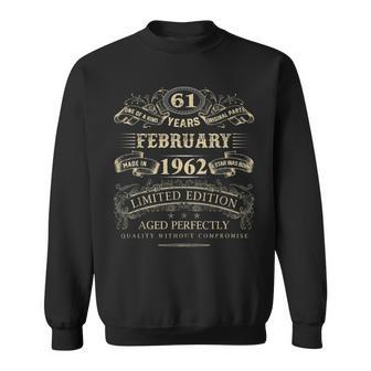 Vintage 1962 Sweatshirt für Damen und Herren zum 61. Geburtstag - Seseable