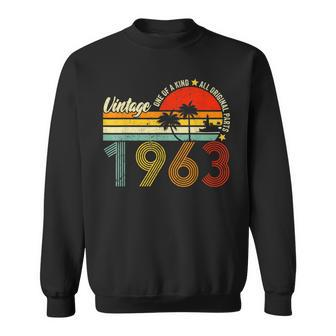 Vintage 1963 Limited Edition 60Th Birthday 60 Year Old Men Sweatshirt - Seseable