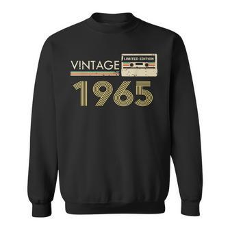Vintage 1965 Made In 1965 56Th Birthday Limited Edition Men Women Sweatshirt Graphic Print Unisex - Seseable