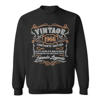 Vintage 1966 55 Birthday Geburtstag Geschenk Sweatshirt - Seseable