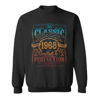 Vintage 1968 Limited Edition 55 Year Old 55Th Birthday Sweatshirt | Mazezy