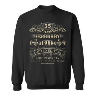 Vintage 1988 Sweatshirt, Stilvolles Outfit für 35. Geburtstag - Seseable