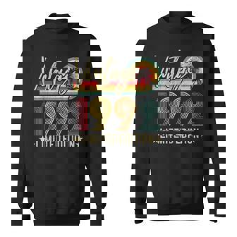 Vintage 1992 30Th Birthday Gift 30 Years Old Limited Edition Sweatshirt | Mazezy