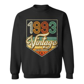 Vintage 1993 Limited Edition Gift 30Th Birthday 30 Years Old V2 Sweatshirt - Seseable