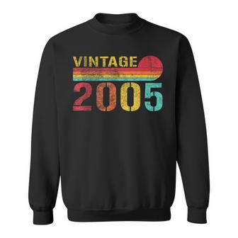 Vintage 2005 Limited Edition 18 Year Old Gifts 18Th Birthday Sweatshirt - Thegiftio UK