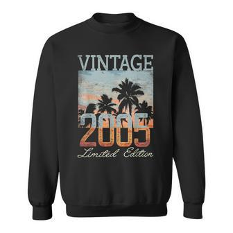 Vintage 2005 Limited Edition 18Th Birthday 18 Year Old Gifts V2 Sweatshirt | Mazezy