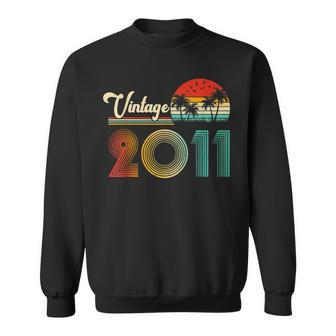 Vintage 2011 Made In 2011 12Th Birthday Gift 12 Year Old V2 Sweatshirt - Thegiftio UK