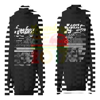 Vintage 2017 Legendary Since October 2017 Limited Edition 6 Men Women Sweatshirt Graphic Print Unisex - Thegiftio UK