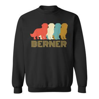 Vintage Bernese Mountain Dog I Love My Berner Sweatshirt - Seseable