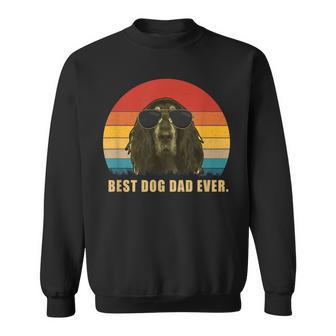 Vintage Best Dog Dad Ever T English Setter Sweatshirt | Mazezy