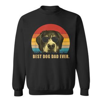 Vintage Best Dog Dad Ever T Greater Swiss Mountain Dog Sweatshirt | Mazezy