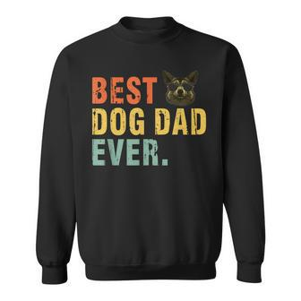Vintage Best Dog Dad Ever T Pembroke Welsh Corgi Sweatshirt | Mazezy