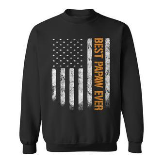 Vintage Best Papaw Ever American Flag Gift Sweatshirt | Mazezy