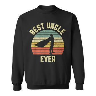 Vintage Best Uncle Ever Superhero Fun Uncle Gift Idea Gift For Mens Sweatshirt | Mazezy