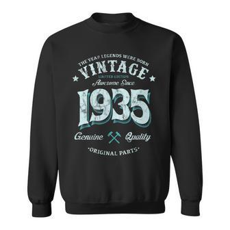 Vintage Birthday Awesome Since 1935 Legends Sweatshirt - Seseable