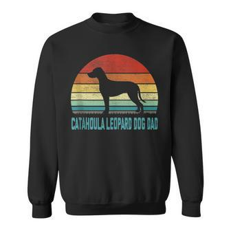 Vintage Catahoula Leopard Dog Dad - Dog Lover Sweatshirt - Seseable