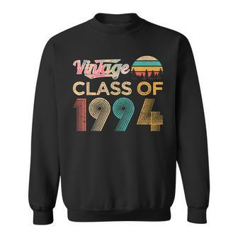 Vintage Class Of 1994 Classic Retro Birthday Gift Men Women Men Women Sweatshirt Graphic Print Unisex - Thegiftio UK