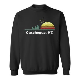 Vintage Cutchogue North Dakota Home Souvenir Print Sweatshirt - Seseable