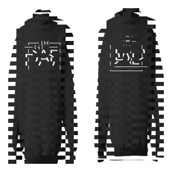 Vintage Fathers Day Girl Dad Men Proud Father Of Girls Sweatshirt - Thegiftio