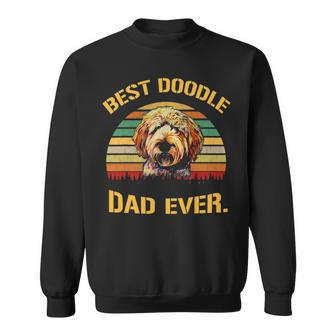 Vintage Goldendoodle Dad Best Doodle Dad Ever V2 Sweatshirt - Seseable