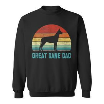 Vintage Great Dane Dad - Dog Lover Sweatshirt - Seseable