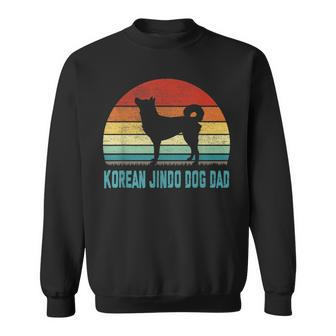 Vintage Korean Jindo Dog Dad - Dog Lover Sweatshirt - Seseable
