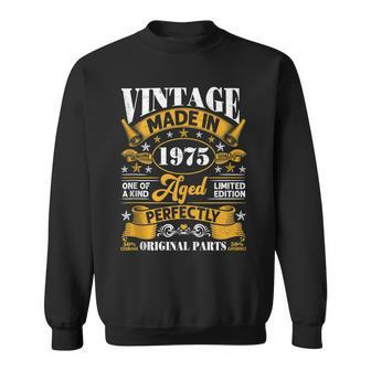 Vintage Made In 1975 Limited Edition 48 Years 48Th Birthday Sweatshirt | Mazezy