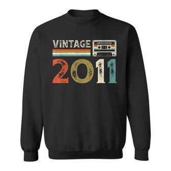 Vintage Made In 2011 12 Year Old Gifts Retro 12Th Birthday V2 Sweatshirt - Thegiftio UK