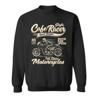 Vintage Motorcycle T Biker T Cafe Racer Sweatshirt | Mazezy DE