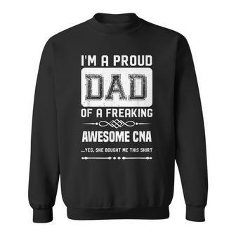 Vintage Proud Cna Dad Sweatshirt - Seseable