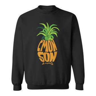 Vintage Psych Pineapple Of Gus Cmon Son Crazy Lover Gift Sweatshirt | Mazezy
