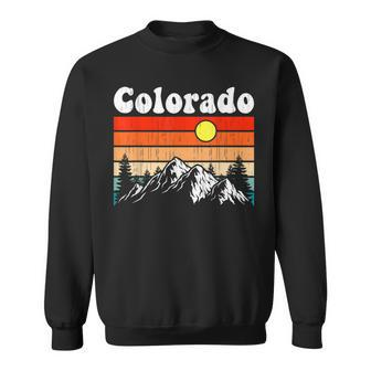 Vintage Retro 1970S Colorado Sweatshirt - Seseable