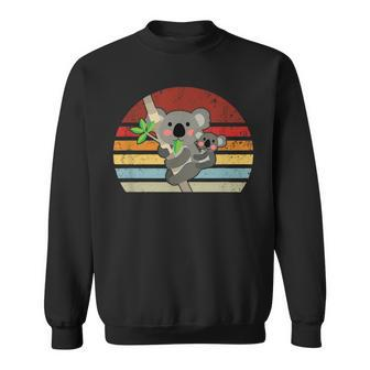 Vintage Retro Koala Love-R Dad Mom Boy Girl Birth-Day Sweatshirt - Seseable