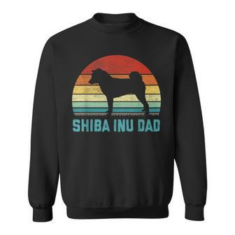Vintage Shiba Inu Dad - Dog Lover Sweatshirt - Seseable
