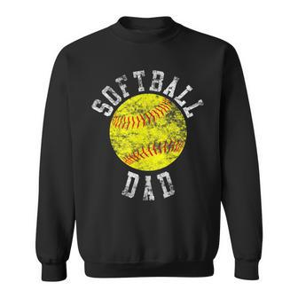 Vintage Softball Dad Sweatshirt - Seseable