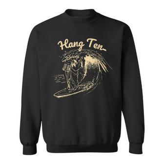 Vintage Surfing Moses Hang Ten Sweatshirt - Seseable