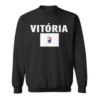 Vitória Flag National Pride Gift Souvenir Sweatshirt | Mazezy