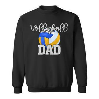 Volleyball Dad Vintage Volleyball Family Matching Sweatshirt - Seseable