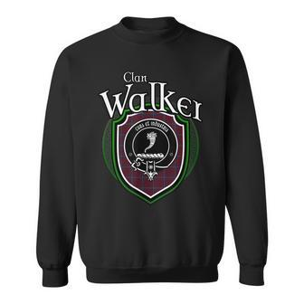 Walker Clan Crest | Scottish Clan Walker Family Badge Sweatshirt - Seseable