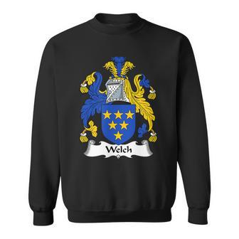 Welch Coat Of Arms - Family Crest Men Women Sweatshirt Graphic Print Unisex - Thegiftio UK