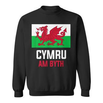Welsh Cymru Am Byth Proud Cymru Newport Wales Men Women Sweatshirt Graphic Print Unisex - Thegiftio UK