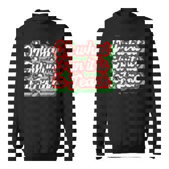 What Fun It Is To Teach Retro Christmas Merry Xmas Teacher Men Women Sweatshirt Graphic Print Unisex - Seseable