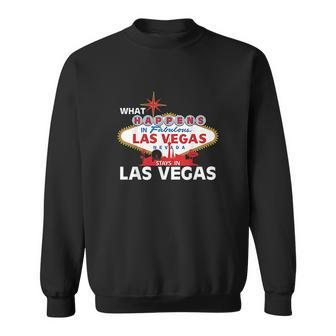 What Happens In Las Vegas Stays In Vegas Cool V2 Men Women Sweatshirt Graphic Print Unisex - Thegiftio UK