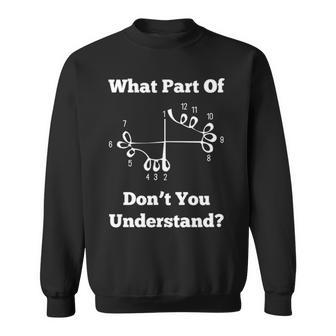 What Part Of Music Dont You Understand Classical Music Sweatshirt - Seseable