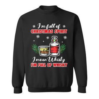 Whisky Party Christmas Outfit Xmas Gift Idea Funny Christmas Men Women Sweatshirt Graphic Print Unisex - Seseable