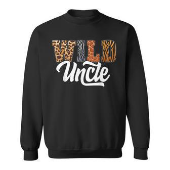 Wild Uncle Zoo Born Wild Birthday Safari Jungle Sweatshirt | Mazezy